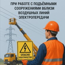 Инструкция по охране труда при работе с подъемными сооружениями вблизи воздушной линии электропередачи
