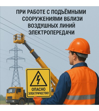 Инструкция по охране труда при работе с подъемными сооружениями вблизи воздушной линии электропередачи