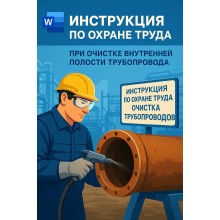 Инструкция по охране труда при очистке внутренней полости трубопровода