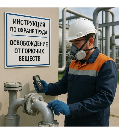 Инструкция по охране труда при выполнении работ по освобождению технологического оборудования и коммуникаций от горючих веществ на опасных производственных объектах