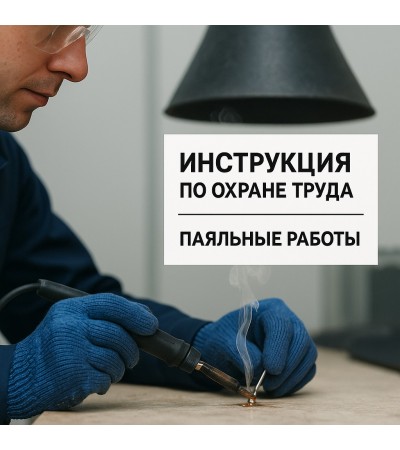 Инструкция по охране труда при выполнении паяльных работ