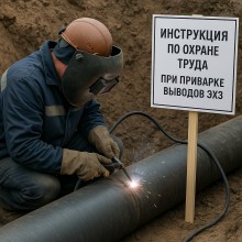 Инструкция по охране труда при приварке выводов электрохимической защиты